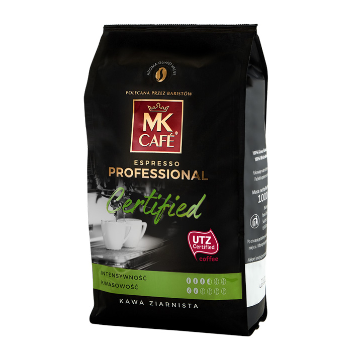 MK CAFE ESPRESSO PROFESSIONAL CERTIFIED 1KG